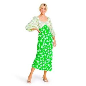 Target x RIXO Daisy Long Sleeve Swing Maxi Dress